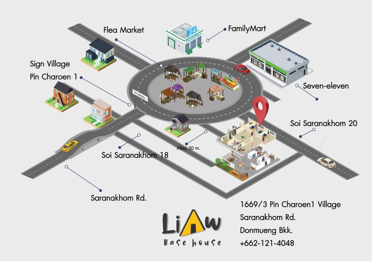 Liaw Base House Hostel Bangkok Ngoại thất bức ảnh